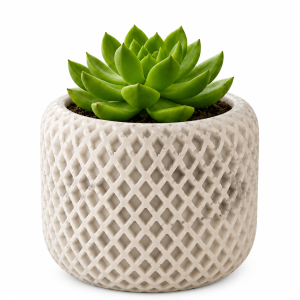 Mini Cachepô de Resina Decorativo para Suculentas, Cactos e Mini Plantas